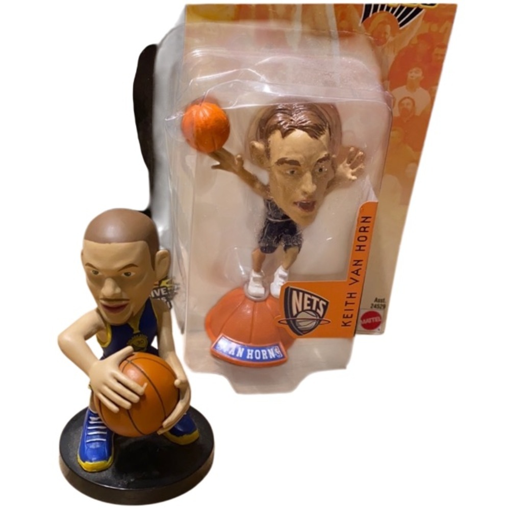 NBA figurine Curry & Keith Van Horn